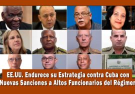 Nuevas sanciones de EE.UU. contra altos funcionarios cubanos