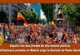 Protestas en España contra Pedro Sánchez