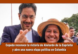Cepeda reconoce victoria de Abelardo de la Espriella