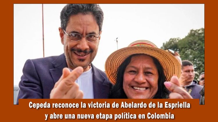Cepeda reconoce victoria de Abelardo de la Espriella