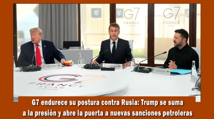 G7 endurece su discurso contra Rusia