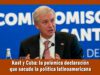 Presidente de chile José Antonio Kast apoya una invasión a Cuba
