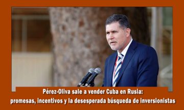 Pérez-Oliva sale a vender a Cuba en Rusia