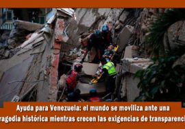 Sigue la ayuda a Venezuela luego del fatídico terremoto