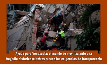 Sigue la ayuda a Venezuela luego del fatídico terremoto