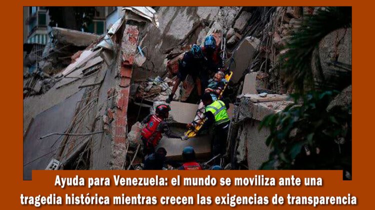 Sigue la ayuda a Venezuela luego del fatídico terremoto