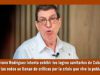 Bruno Rodríguez intenta exponer los logros sanitarios de cuba y hace el ridículo