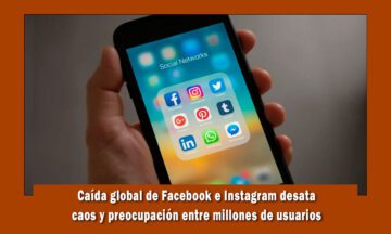 Facebook e Instagram se cae a nivel mundial