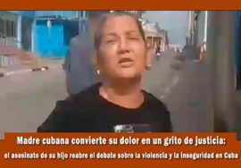 Madre cubana pega las fotos de su hijo asesinado por toda la ciudad