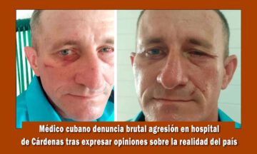 Médico cubano denuncia brutal golpiza