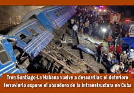Tren Habana-Santiago vuelve a descarrilar