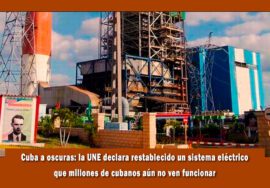 Régimen de Cuba anuncia que se restablece el SEN pero Los cubanos siguen a oscuras