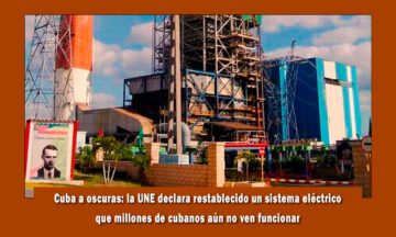 Régimen de Cuba anuncia que se restablece el SEN pero Los cubanos siguen a oscuras
