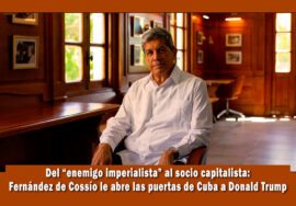 Fernández de Cossio propone que Trump invierta en Cuba