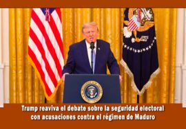 Trump habla sobre la seguridad electoral
