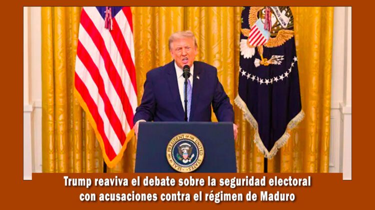 Trump habla sobre la seguridad electoral