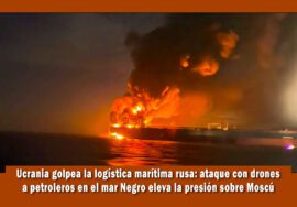 Ucrania ataca con drones a flota petrolera rusa