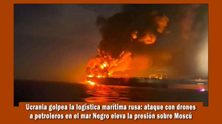 Ucrania ataca con drones a flota petrolera rusa