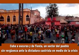 Cuba a oscuras y con fiestas
