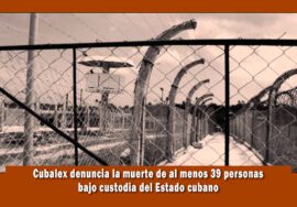 Cubalex reporta la muerte de al menos 39 presos en el primer trimestre del año en Cuba