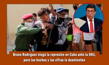 Bruno Rodríguez niega represión en Cuba