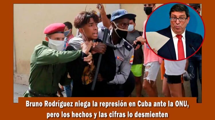 Bruno Rodríguez niega represión en Cuba