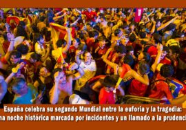 Tragedia en España tras victoria en el mundial