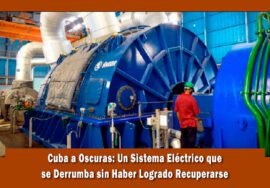Sistema Eléctrico de Cuba sin poder levantarse