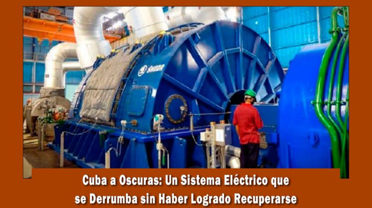 Sistema Eléctrico de Cuba sin poder levantarse
