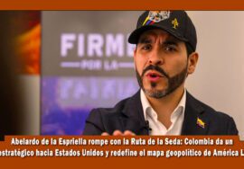 Abelardo de la Espriella rompe con la iniciativa de la Ruta de la Seda de China