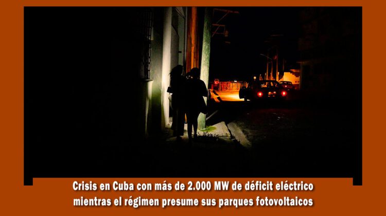 Crisis energética en Cuba con más de 2000 MW de déficit este Lunes