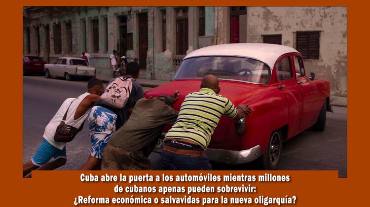 Cuba libera importación de automóviles