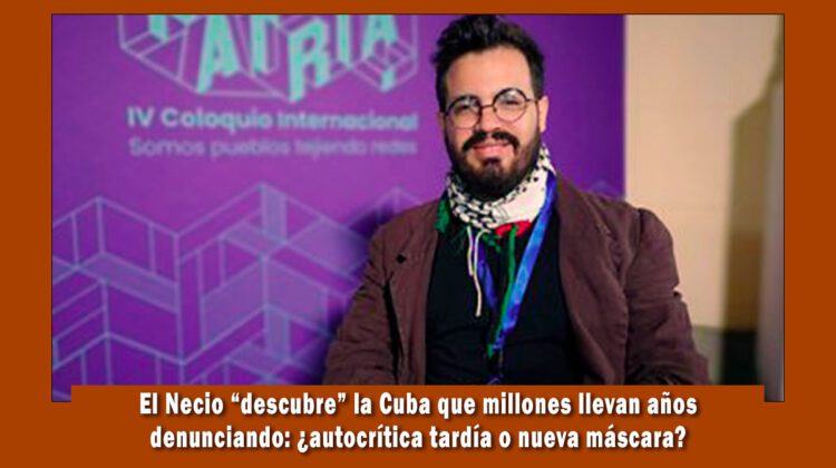 El Necio descubre lo que millones de cubanos tienen años denunciando