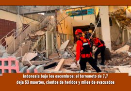Terremoto en Indonesia deja al menos 53 muertos