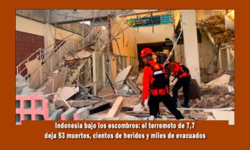 Terremoto en Indonesia deja al menos 53 muertos