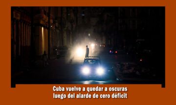 Cuba se queda a oscuras nuevamente