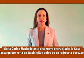 María corina machado invitada a la Casa Blanca antes de regresar a Venezuela