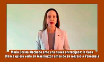 María corina machado invitada a la Casa Blanca antes de regresar a Venezuela