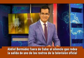 Abdiel Bermúdez vocero del castrismo cubano sale de la isla