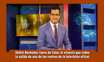 Abdiel Bermúdez vocero del castrismo cubano sale de la isla