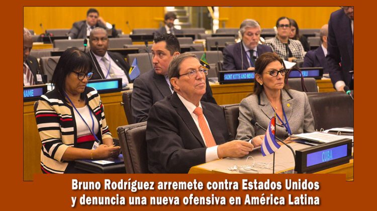 Bruno Rodríguez arremete contra Estados Unidos en la CELAC