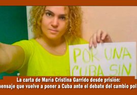 Carta de maría cristina Garrido desde prisión