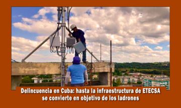 Aumento de la delincuencia en Cuba roban antena de ETECSA