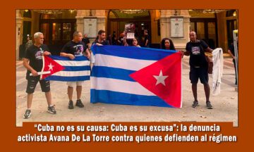 activista cubana denuncia a quienes defienden el régimen de Cuba