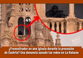 Francotirador en una iglesia en cuba fue captado en cámara