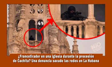 Francotirador en una iglesia en cuba fue captado en cámara
