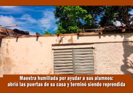 Maestra es humillada por dar clases en su casa