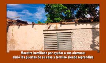 Maestra es humillada por dar clases en su casa