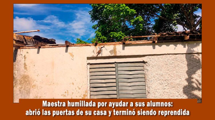 Maestra es humillada por dar clases en su casa