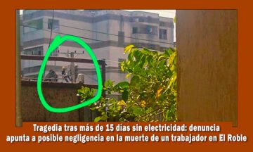 Denuncia sobre la muerte de un trabajador de UNE